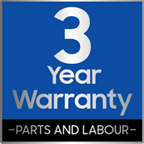 Samsung Three Years Parts & Three Years Labour Warranty