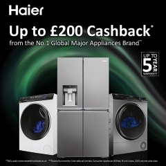 Haier Up To £200 Cashback With Haier