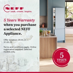 Neff Free 5 Year Warranty With Neff
