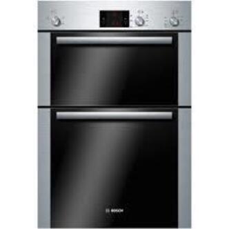Bosch HBM13B251B CLASSIXX Built In Hot Air Double Oven in Brushed Steel