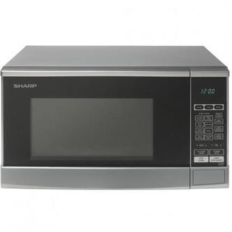 Sharp R270SLM Compact Microwave Oven in Silver 800W 20 litre