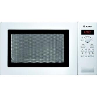 Bosch HMT84M621B Built In Compact Microwave Oven in White 25L 900W