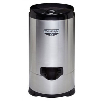 White Knight 28009S 4.1kg 2800rpm Gravity Drain Spin Dryer in St/Steel