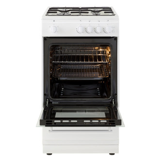 Belling 444443997 50cm Gas Cooker in White Twin Cavity