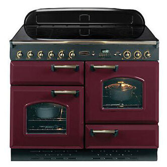 Rangemaster 90450 110cm CLASSIC DELUXE Induction Range In Cranberry Br