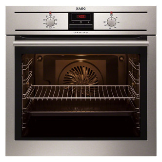 AEG BE3003001M Built In Single Electric Multifunction Oven in St Steel