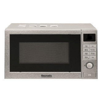 Baumatic BMFS3420 Microwave Oven in Silver 700W 20L 5 Power Levels
