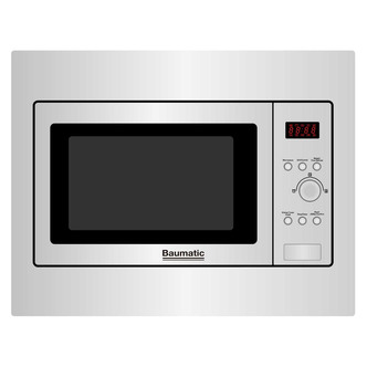 Baumatic BMIC4625 Built In Combination Microwave Oven in St Steel 25L