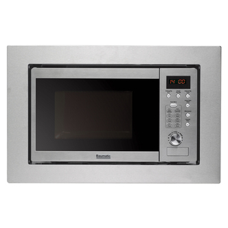 Baumatic BMM204SS Built In Compact Microwave in St/Steel 20L