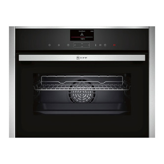 Neff C27MS22N0B Built-In Compact Oven with Microwave in Stainless Steel