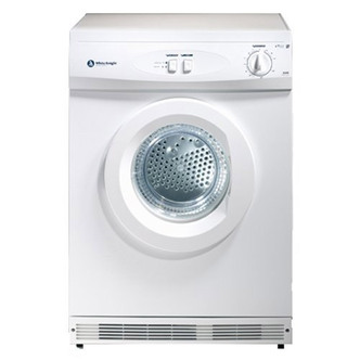 White Knight C42AW 6kg Vented Tumble Dryer in White Uni-direction