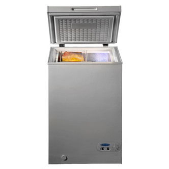 Iceking CH100S Chest Freezer in Silver 97 Ltrs A+ Rated