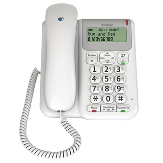 BT DECOR-2200 Decor 2200 Corded Phone in White