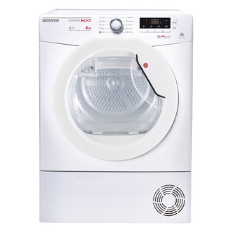 Hoover DNHD813A2 8kg Heat Pump Condenser Tumble Dryer in White A Rated