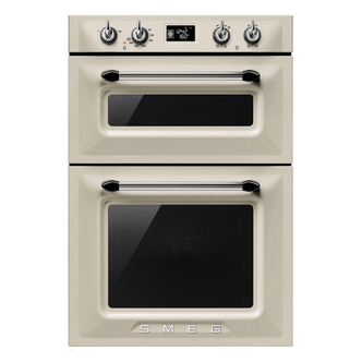 Smeg DOSF6920P 60cm Victoria Built-In Double Oven in Cream