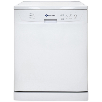 White Knight DW1260WA 60cm Dishwasher in White 12 Place Settings AAA R