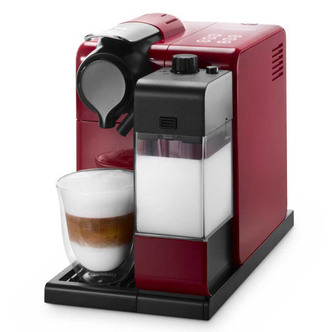 DeLonghi EN550.R Nespresso Lattissima Plus Coffee Maker in Red