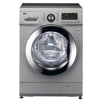 LG F1296TDA5 Washing Machine in Silver 1200rpm 8kg Direct Drive