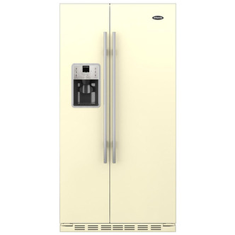 Britannia FF-MONTANA-C American Fridge Freezer in Gloss Cream Ice & Water