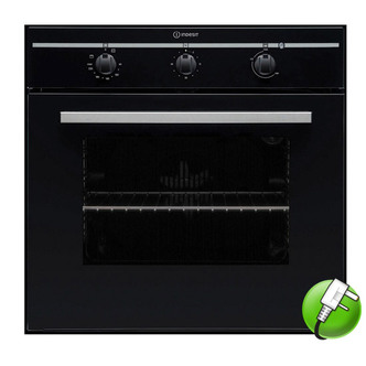 Indesit FIM31KABK Built In Single Electric Oven in Black 56L A Rated