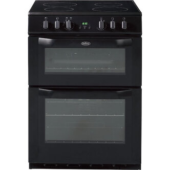 Belling 444449574 60cm Electric Cooker in Black D Oven Programmable