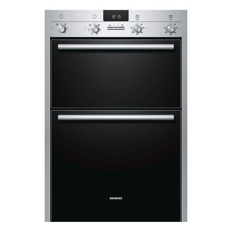 Siemens HB13MB621B Built In Double Electric Oven in Black