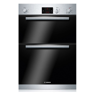 Bosch HBM13B151B CLASSIXX Built In Double Oven in Brushed steel