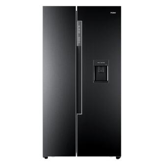Haier HRF-522WBB6 American Style Fridge Freezer in Black 1.79m A+ Rated
