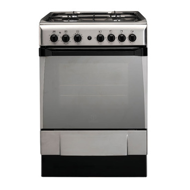 Indesit IS60D1XXS 60cm Dual Fuel Cooker in Stainless Steel Gas Hob