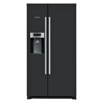 Bosch KAD90VB20G Serie 6 No Frost American Style Fridge Freezer in Black