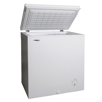 Fridgemaster MCF145 Chest Freezer in White 145L / 5.2 cu.ft. A+ Rated