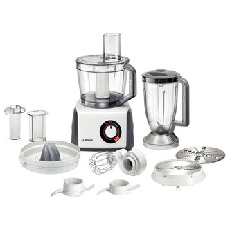 Bosch MCM62020GB Food Processor in White 1000W 4 Speeds 8 Attachments