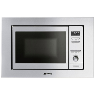 Smeg MI20X-1 60cm Cucina Built-In Microwave Oven & Grill in St/Steel