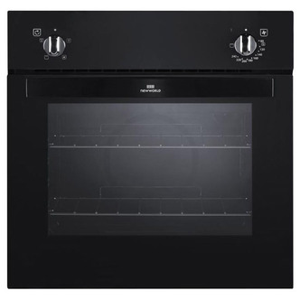 New World NW601F-BLK Built In Electric Fan Oven in Black