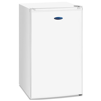 IceKing RK100W.E 48cm Undercounter Fridge with Icebox in White F Rated