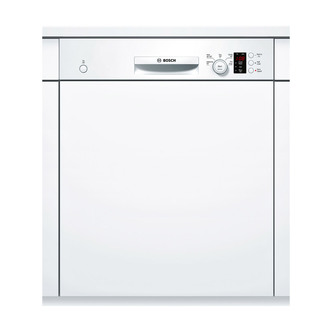 Bosch SMI50C12GB 60cm Semi-Integrated Dishwasher in White 12 Place A+