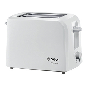 Bosch TAT3A011GB 2 Slice Toaster in White