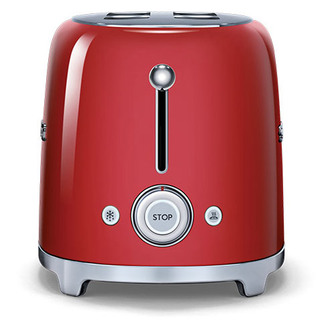 Smeg TSF02RDUK 50 s Retro Style 4 Slice Toaster in Red