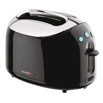 Breville VTT295 2 Slice Toaster in Black/Chrome