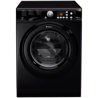 Hotpoint WDPG8640K AQUARIUS+ Washer Dryer in Black 1400rpm 8kg/6kg