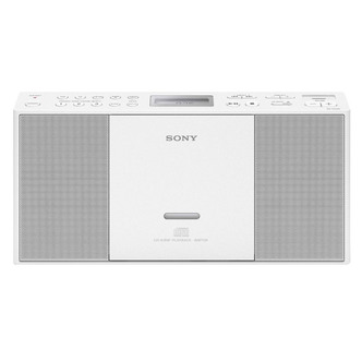 Sony ZSPE60W Portable CD Radio Boombox with USB Input in White