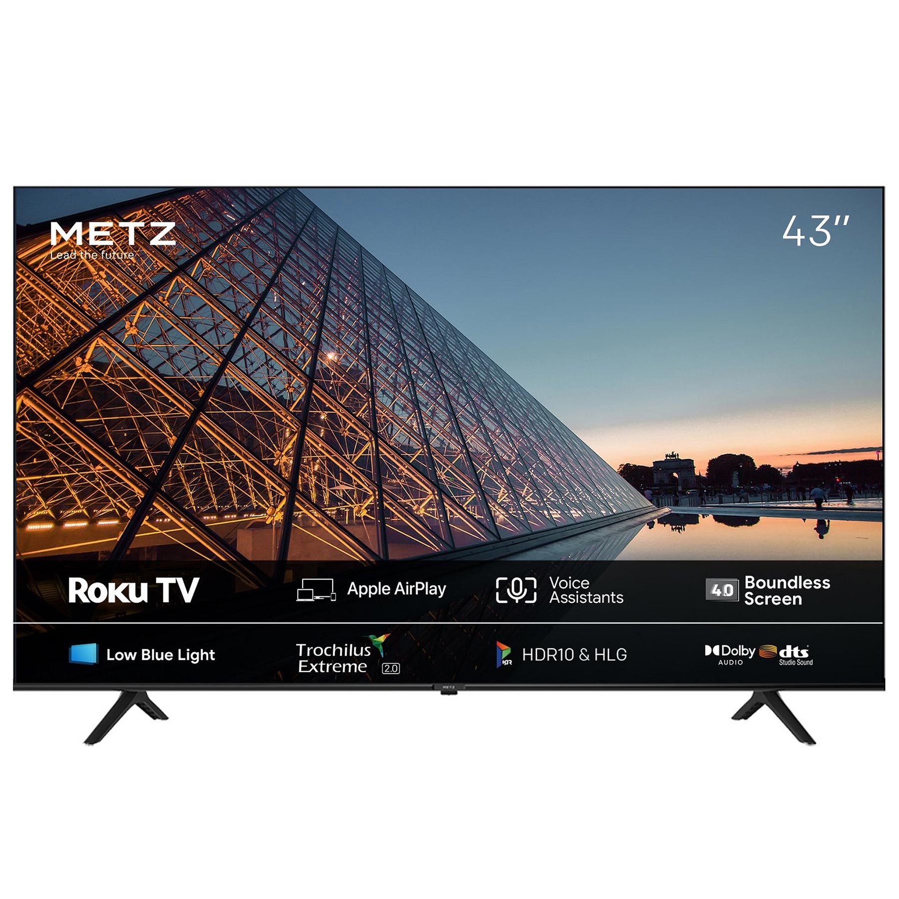 Metz 43MRD6000YUK 43" 4K HDR UHD Smart LED TV HDR10 & HLG