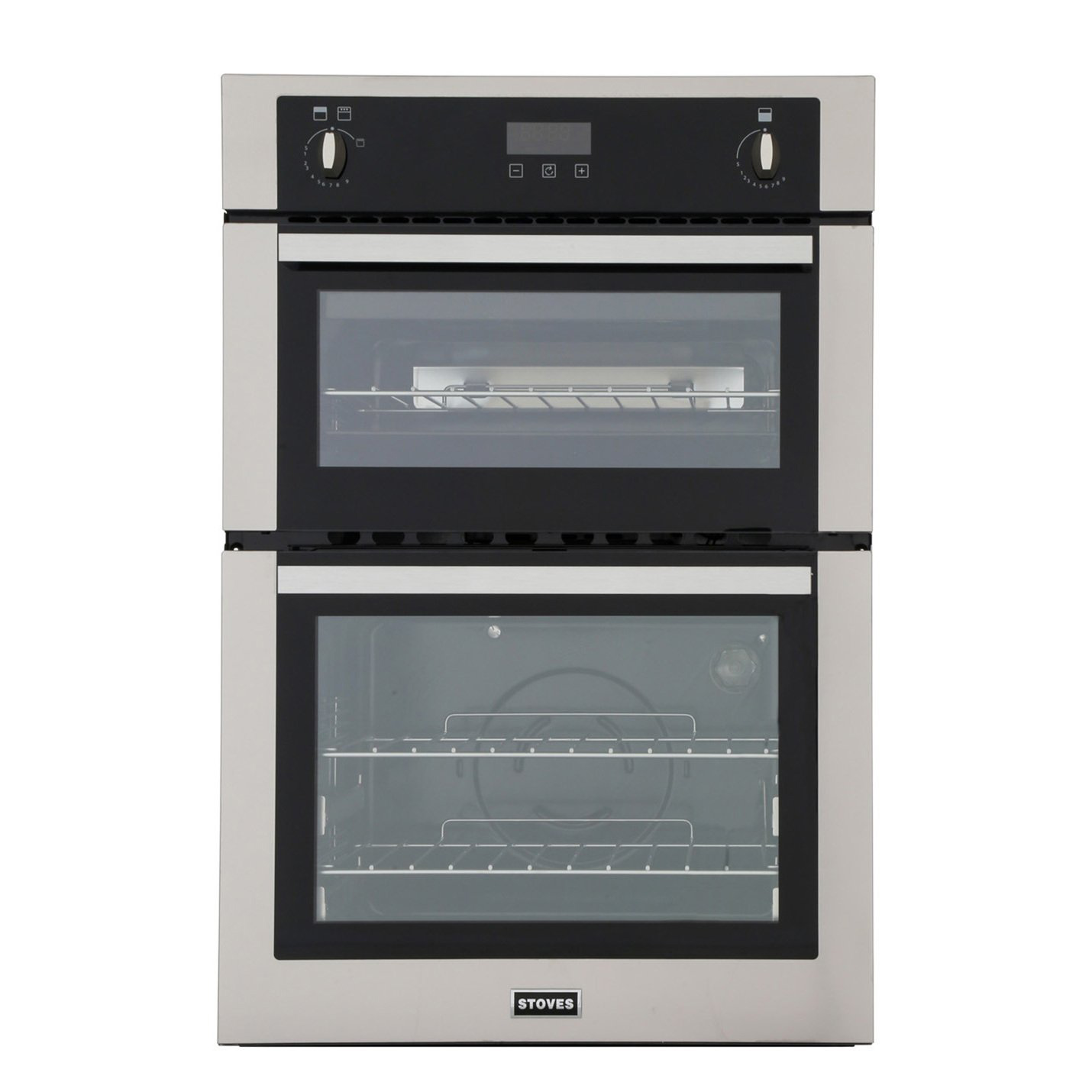 Stoves 444444842 90cm BuiltIn Gas Double Oven in St/Steel