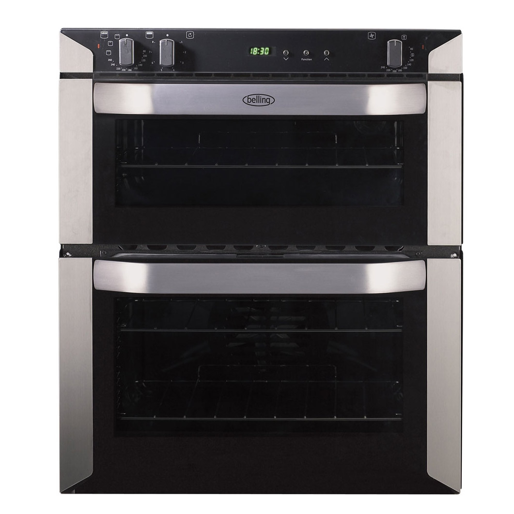 Belling 444449587 BuiltUnder Electric Double Oven Stainless Steel 70cm