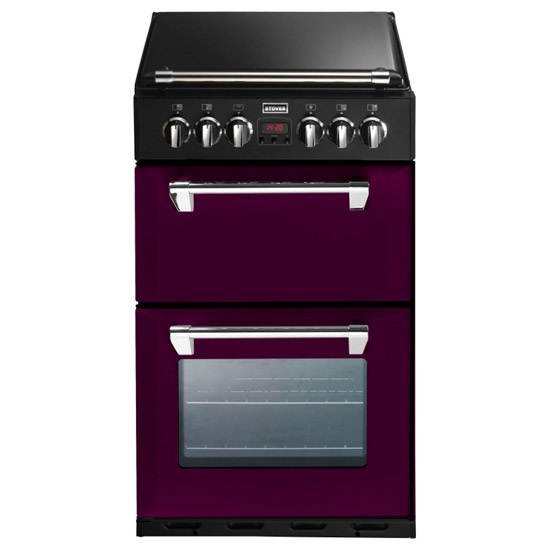Stoves 550DFWWBE 55cm RICHMOND Mini Range Dual Fuel Cooker Wild Berry