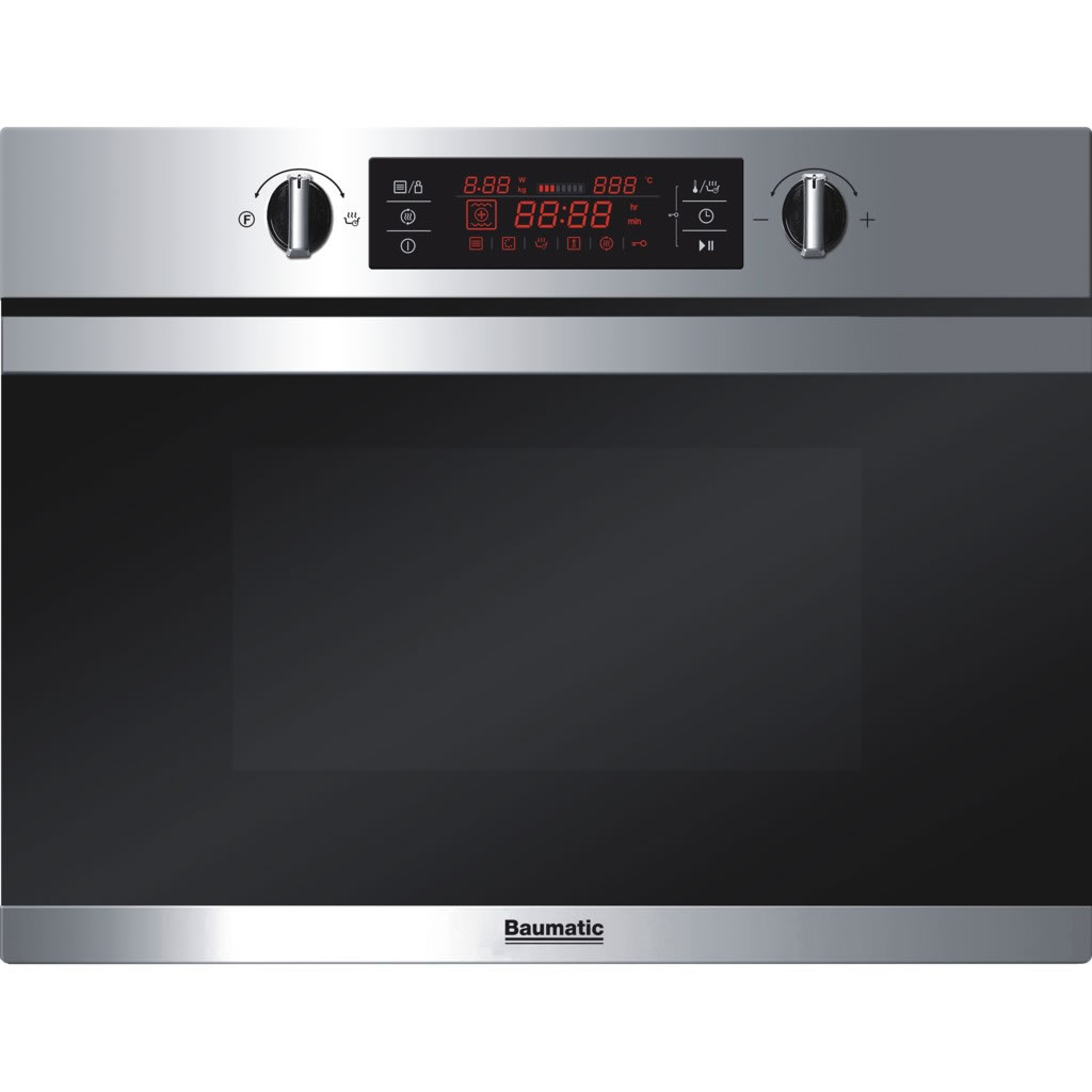 Baumatic BMC450SS Built In Combination Microwave Oven in St/Steel, 44L
