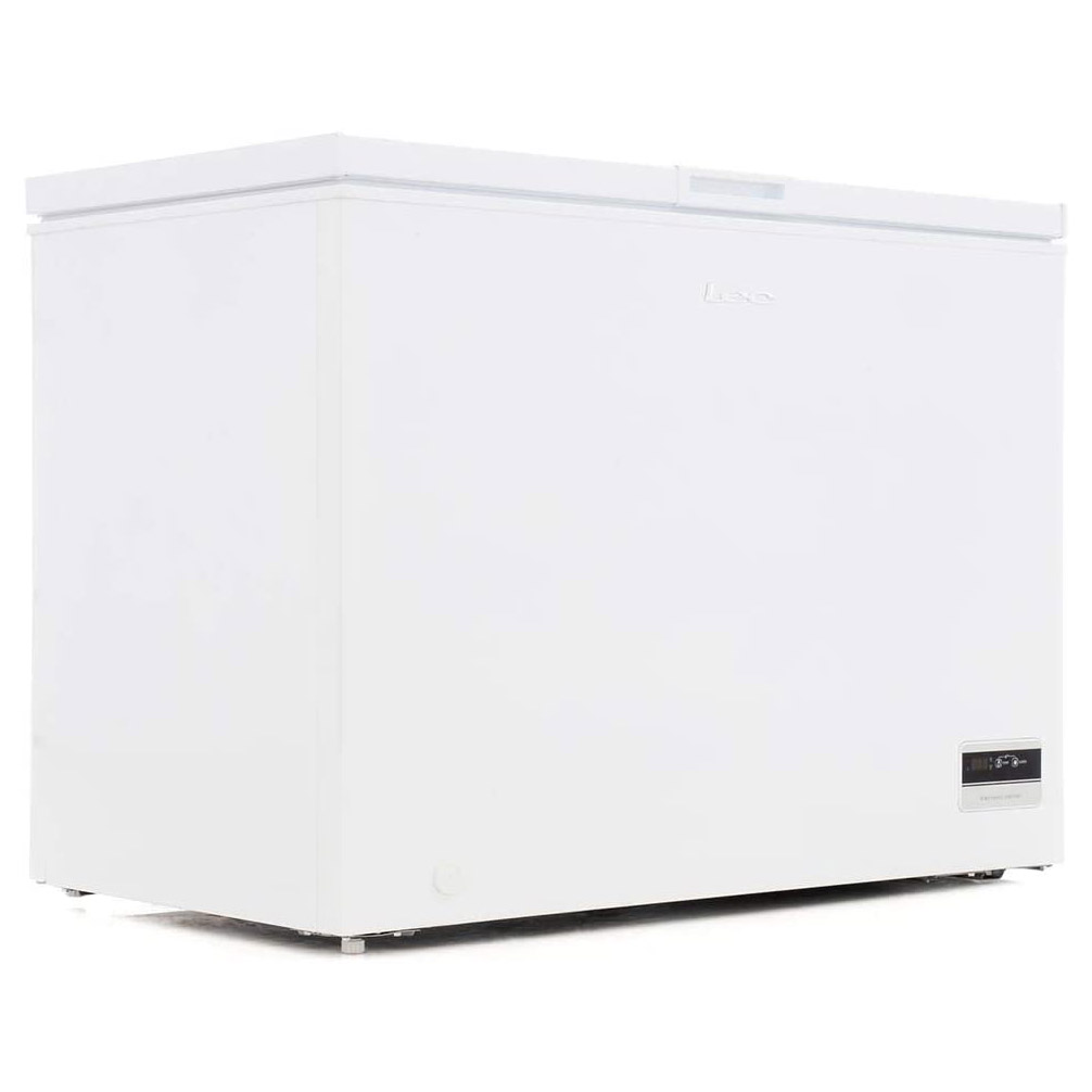 Lec CF300LWMK2 111cm Chest Freezer in White 295 Litre, 0.85m F Rated