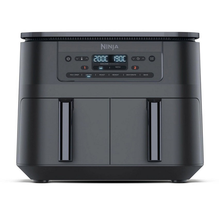 Ninja DZ300UK Ninja 7.6 litre 6-in-1 Dual Zone Air Fryer - Gun