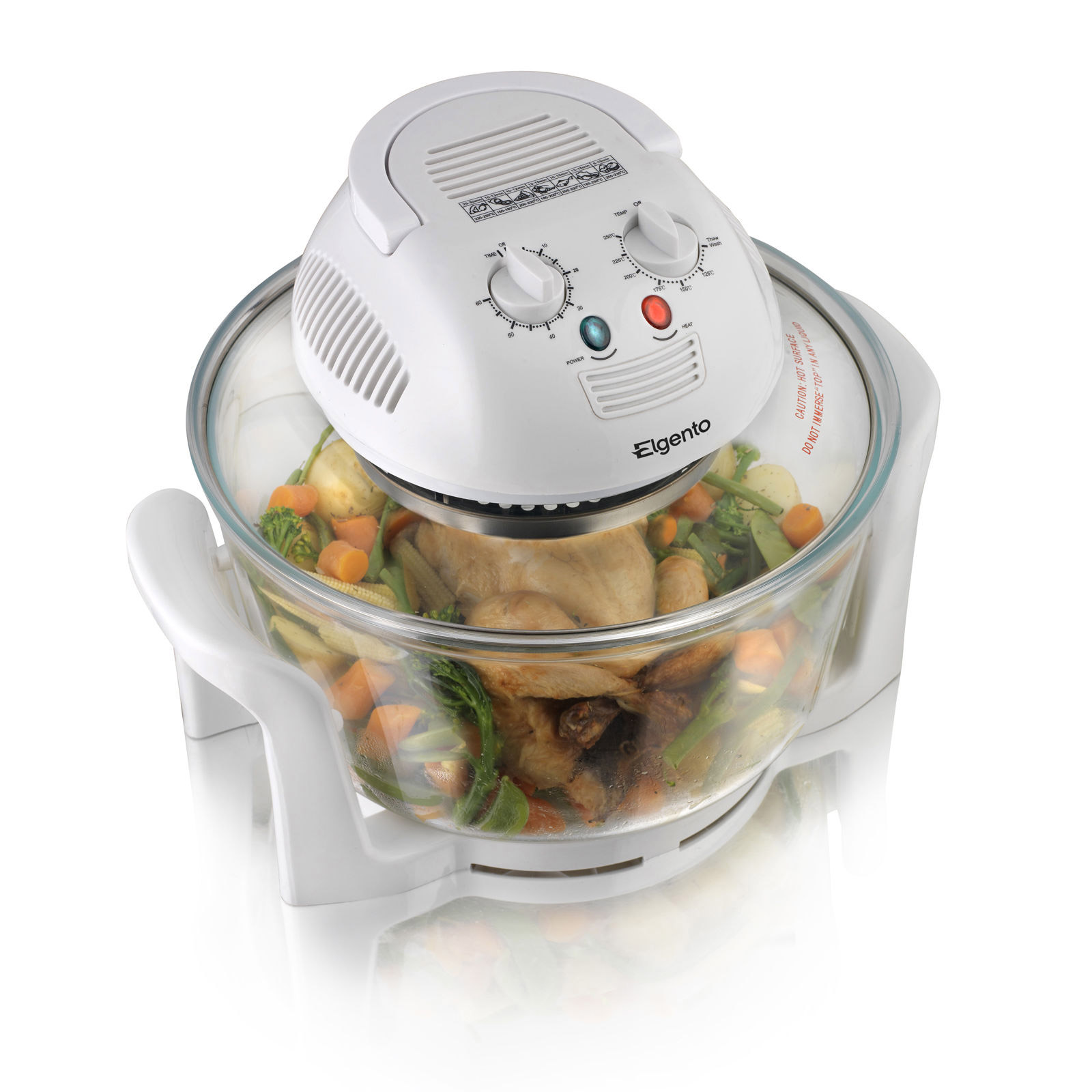 Elgento E14020 Halogen Oven / Low Fat Fryer, 12L 1300W
