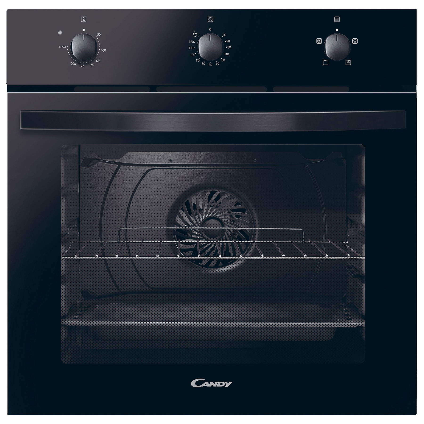 Candy FIDCN403 BuiltIn Electric Single Oven in Black 65L A Rated